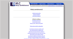 Desktop Screenshot of program-mzdy.mcsoftware.cz